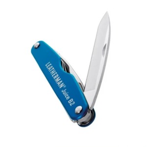 Leatherman Juice B2 Mavi Tek Bıçaklı Çok Amaçlı Çakı