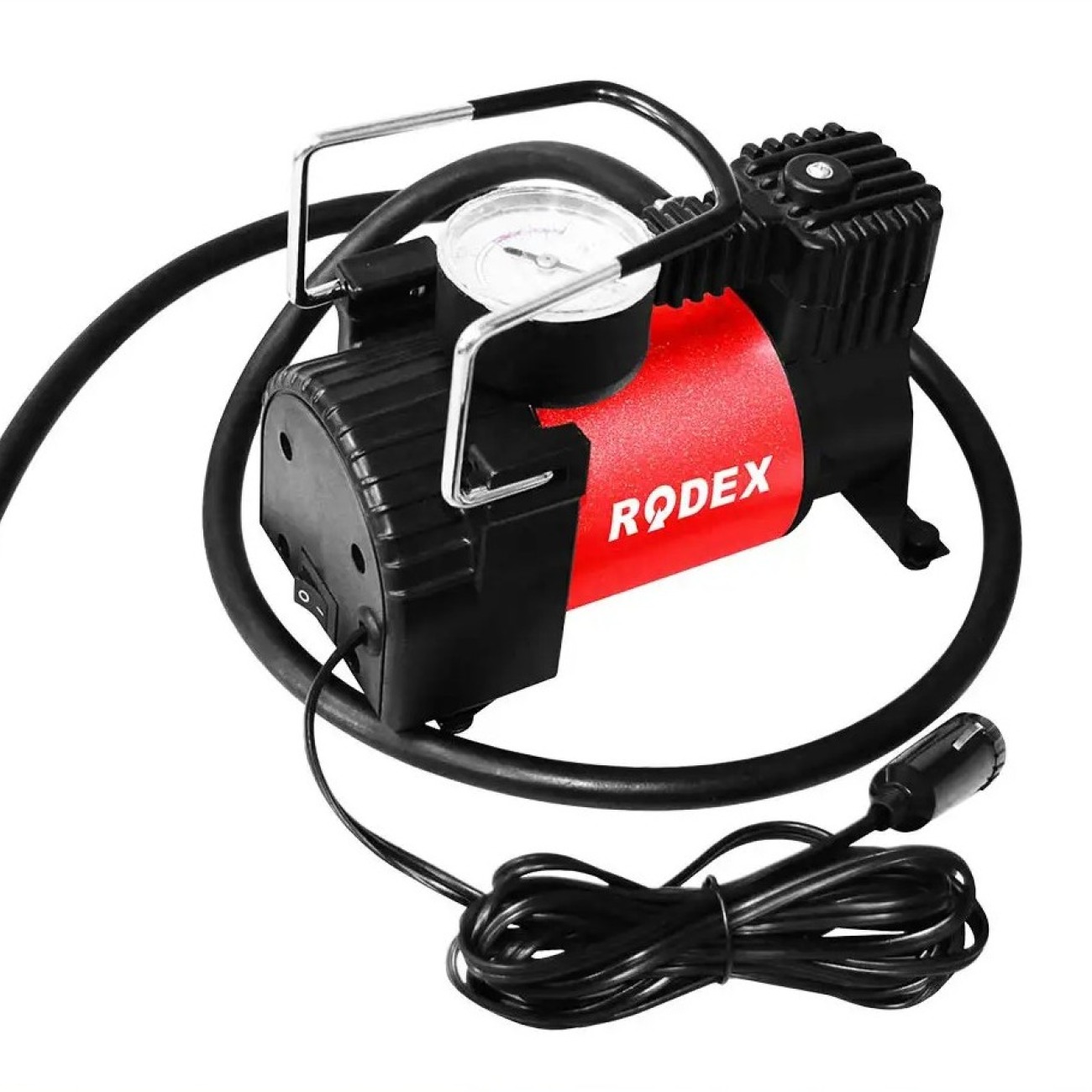 Rodex RDX7301 90W Mini Araç Hava Kompresörü - 150 PSI 12V Taşınabilir Lastik Şişirme Pompası