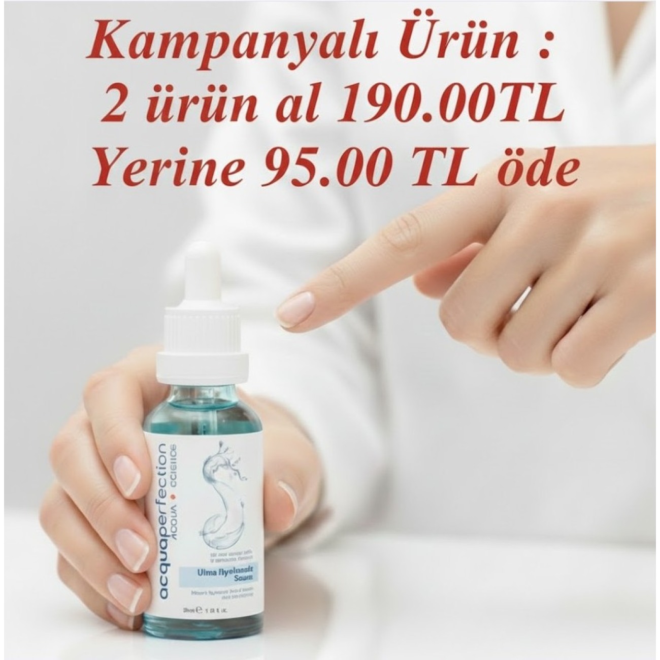 Acqua Perfection Hyaluronik Asit Yoğun Nemlendirici ve Dolgunlaştırıcı Serum 30ML