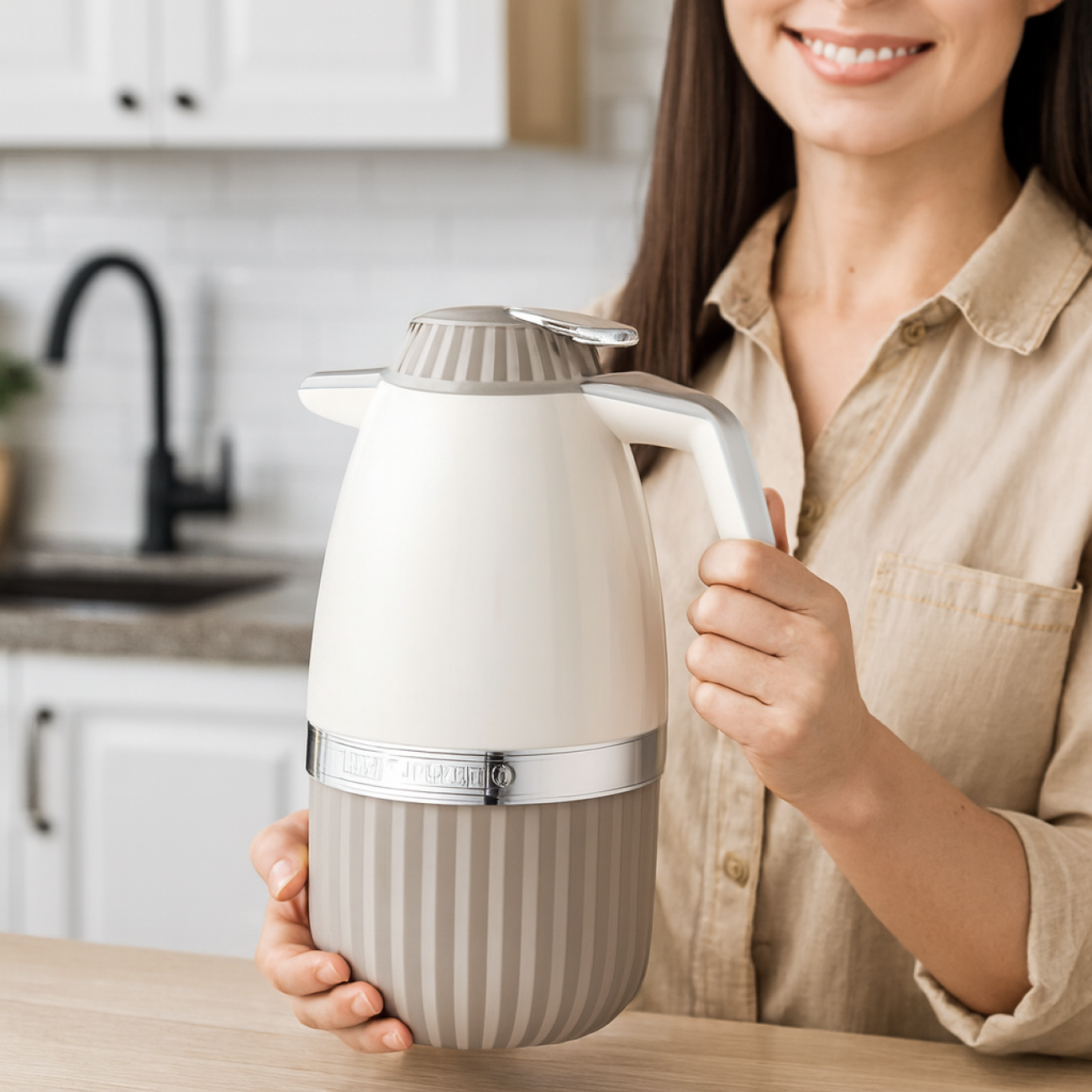 Elegant T Serisi 2 Lt Çift Katmanlı Vakumlu Isı Koruyucu Lüks Termos