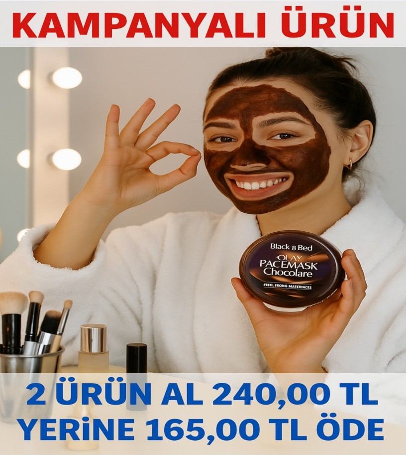 Black & Red Çikolatalı Kil Yüz Maskesi